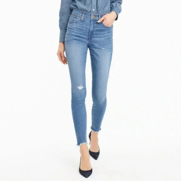 Crew Factory Jeans J Crew Mercantile High Rise Skinny Cut